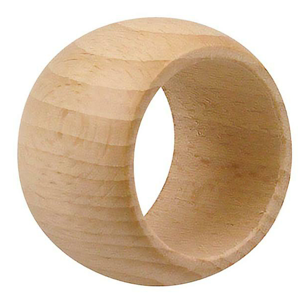 wooden napkin ring